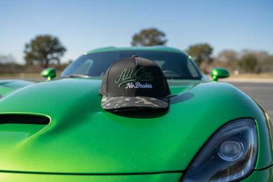 All Gas no brakes performance hat.