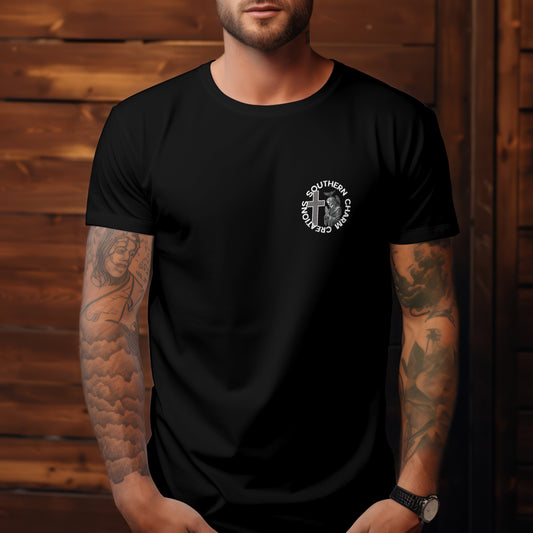 HALF HOLY HALF HOOD TEE-SHIRT.