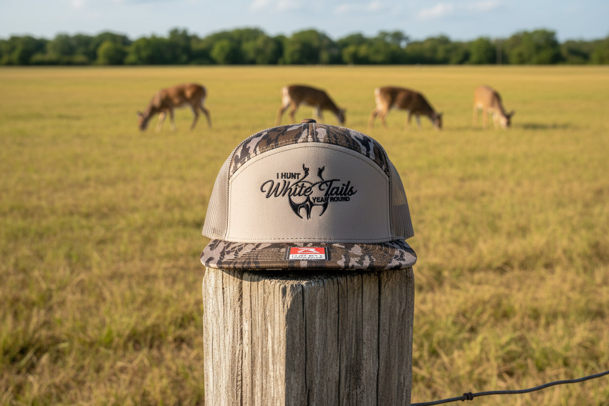 Richardson 168p, I hunt White tails year round snapback hat.