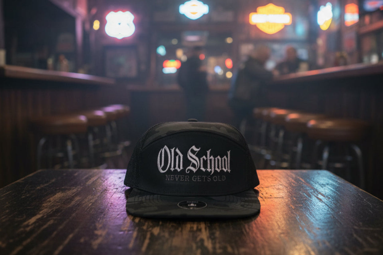 Old School never gets old embroidered hat