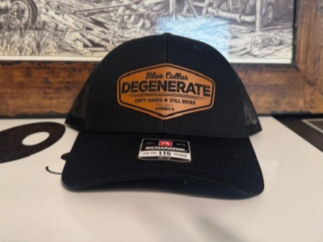 Blue collar degenerate Richardson snap back.
