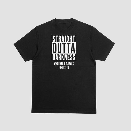 STRAIGHT OUTTA DARKNESS TEE.