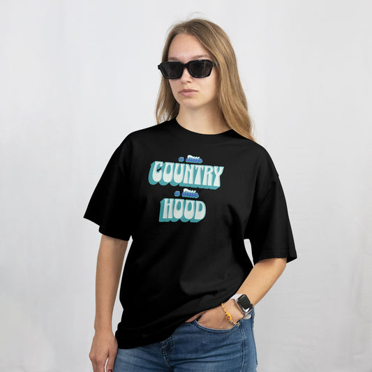 A LITTLE COUNTRY A LITTLE HOOD TEE.