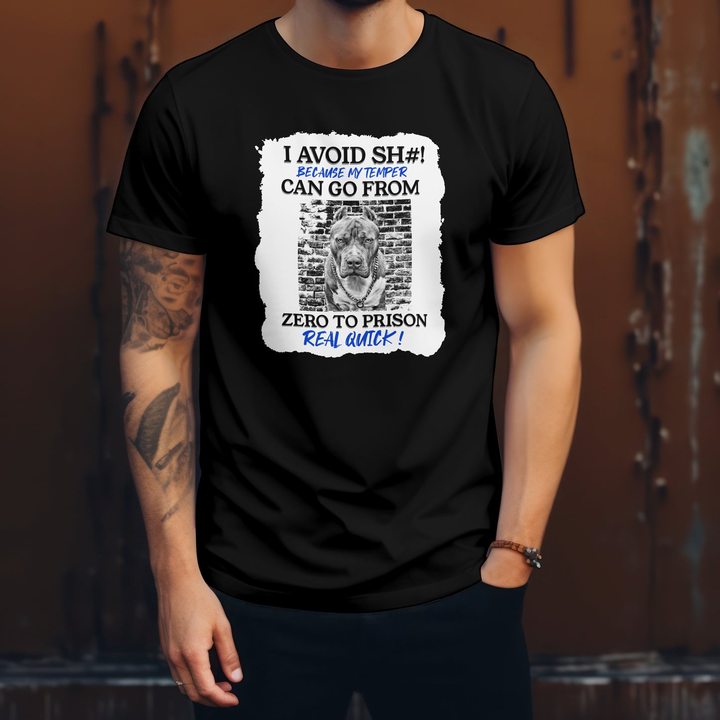I AVOID SH#! TEE SHIRT
