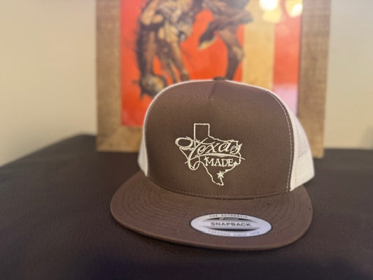 TEXAS MADE EMBROIDERED SNAP BACK.