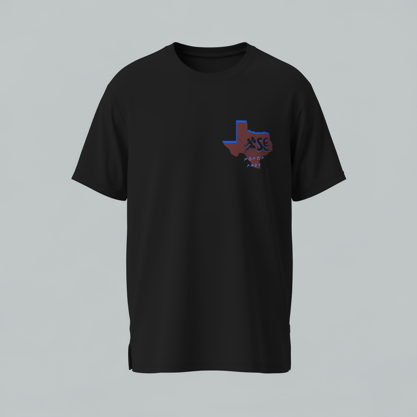 Texas spartan tee shirt. Come and take it in Doric.