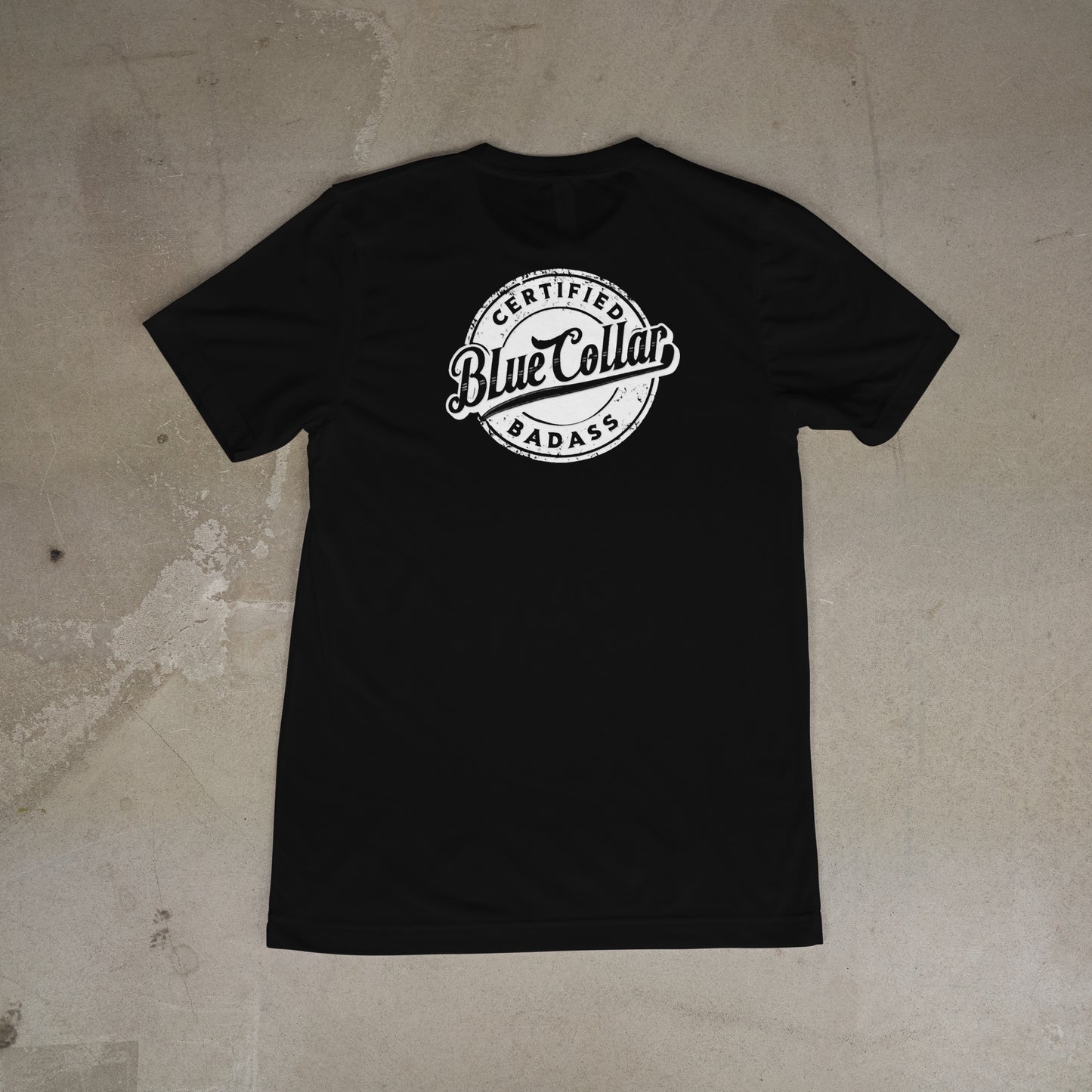 Blue-collar bad a@# t shirt